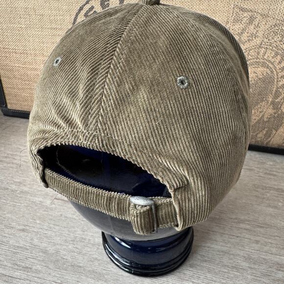 Tanner Goods Corduroy Strap Back Hat Cap Brown Green Earth Tones Adult OS - Picture 3 of 6